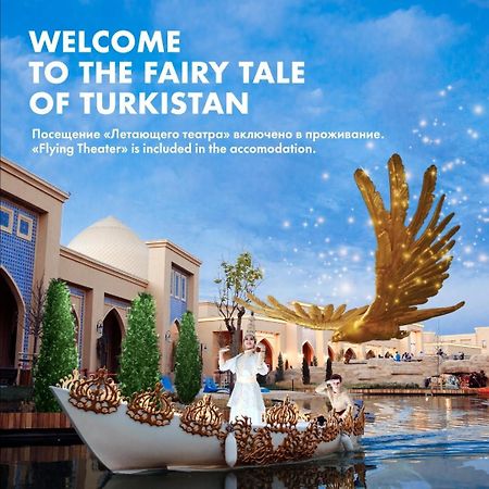 Karavansaray Turkistan Harbour Hotel -Flying Theatre Access Buitenkant foto The poster of the project