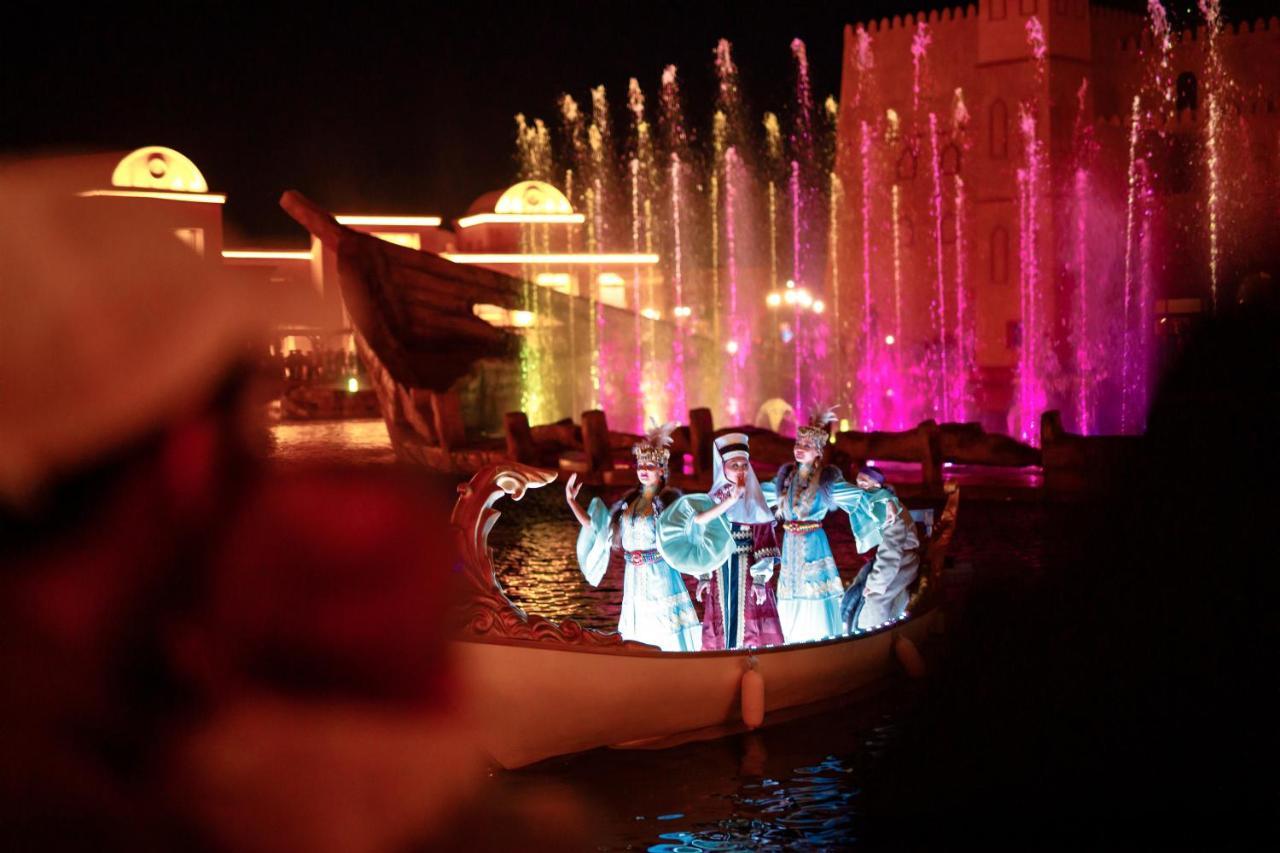 Karavansaray Turkistan Harbour Hotel -Flying Theatre Access Buitenkant foto The Dubai Fountain